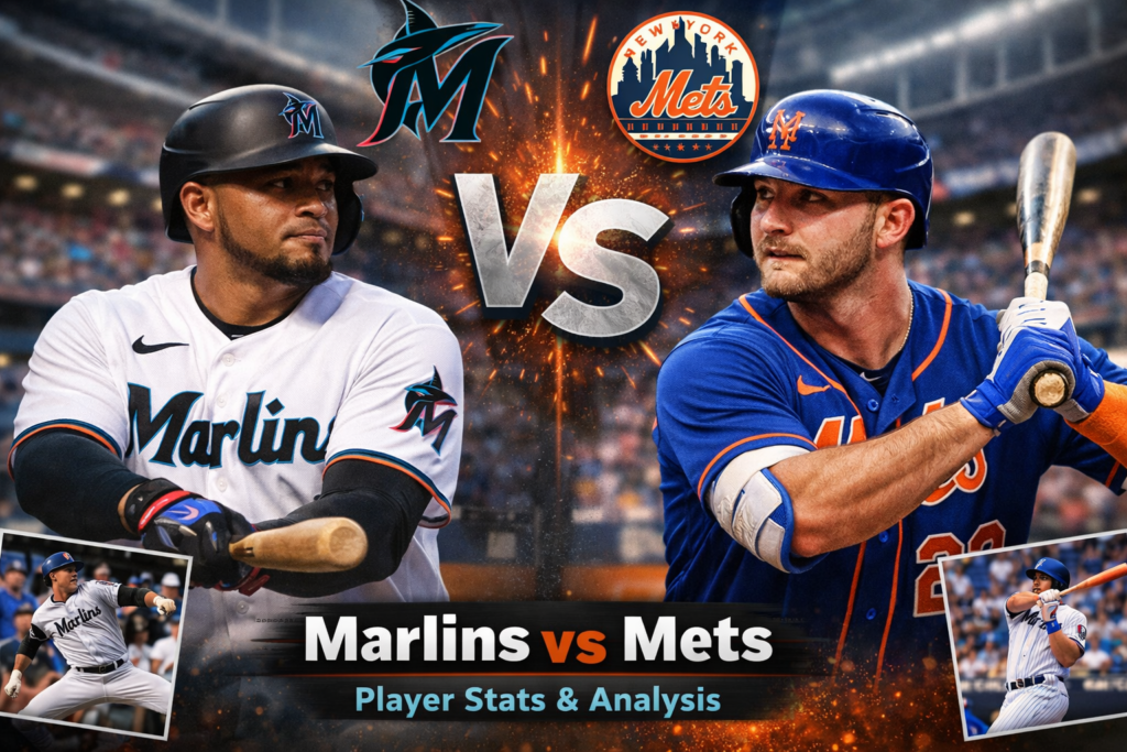 Miami Marlins vs Mets Match Player Stats Analysis
