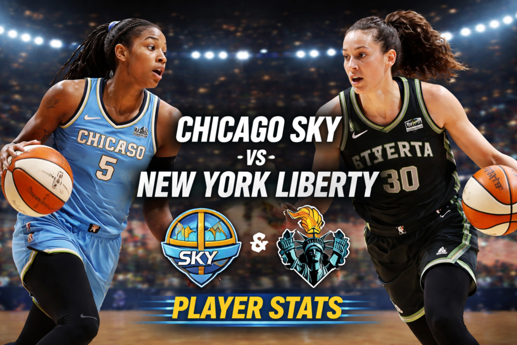 Chicago Sky vs New York Liberty Match Player Stats