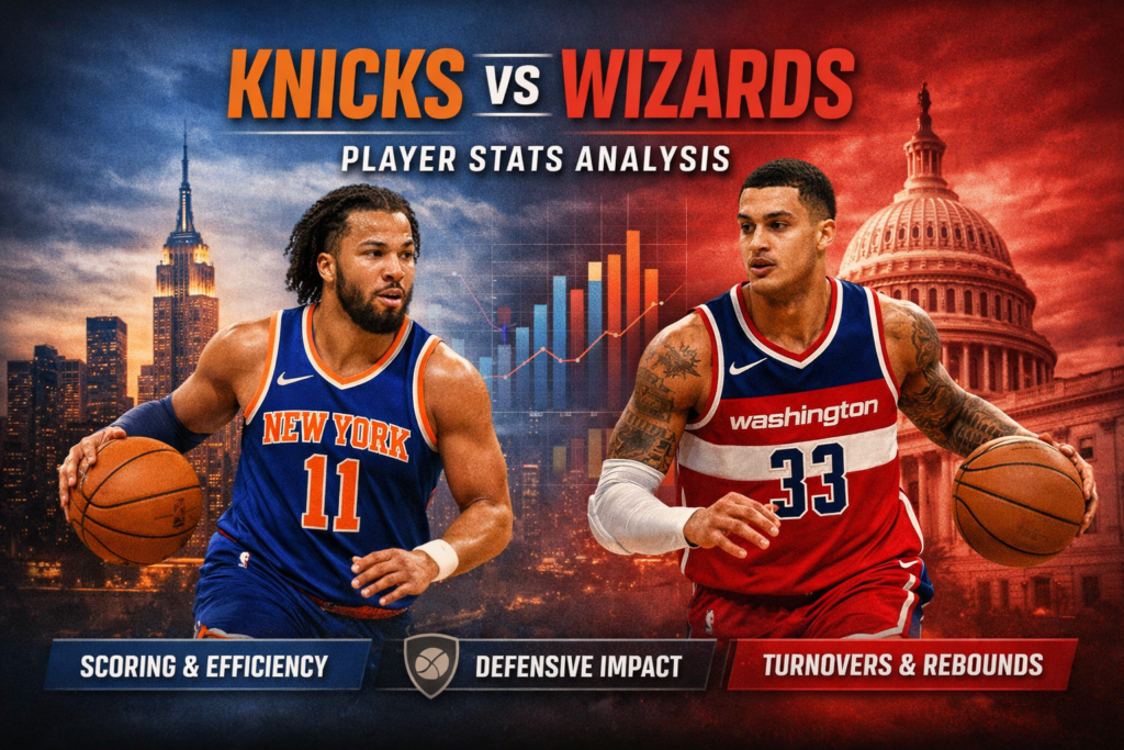 Knicks vs Washington Wizards Match Player Stats
