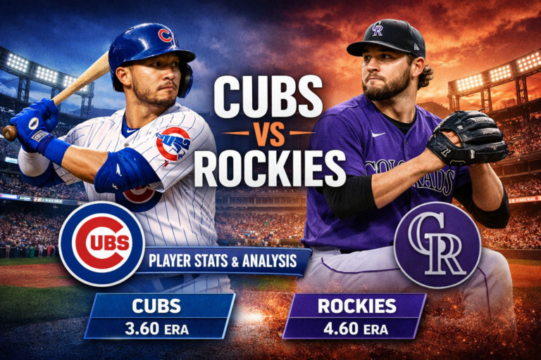 Chicago Cubs vs Colorado Rockies Match Player Stats Breakdown
