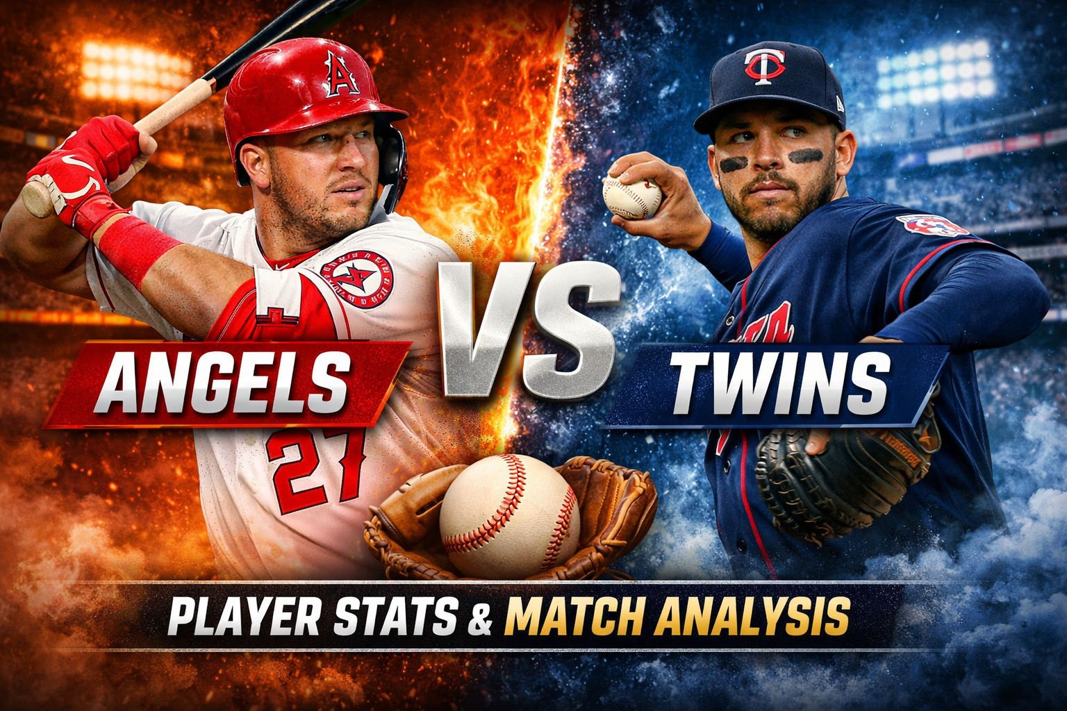 Los Angeles Angels vs Minnesota Twins Match Player Stats 2026