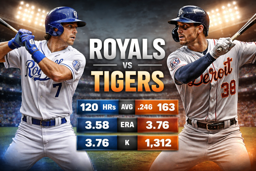 Kansas City Royals vs Detroit Tigers Match Player Stats