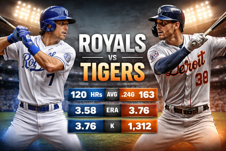 Kansas City Royals vs Detroit Tigers Match Player Stats