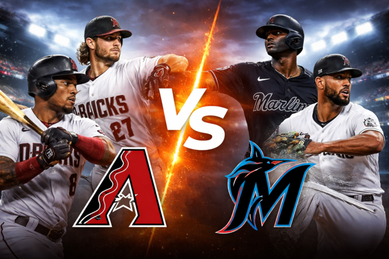 Arizona Diamondbacks vs Miami Marlins Match Player Stats