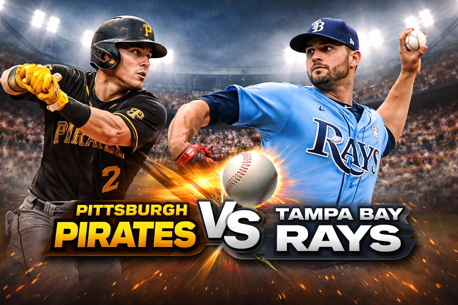 Pittsburgh Pirates vs Tampa Bay Rays Match Player Stats