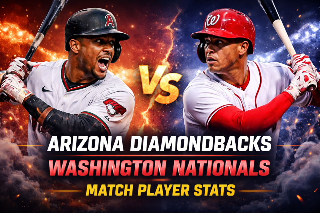 Arizona Diamondbacks vs Washington Nationals Match Player Stats