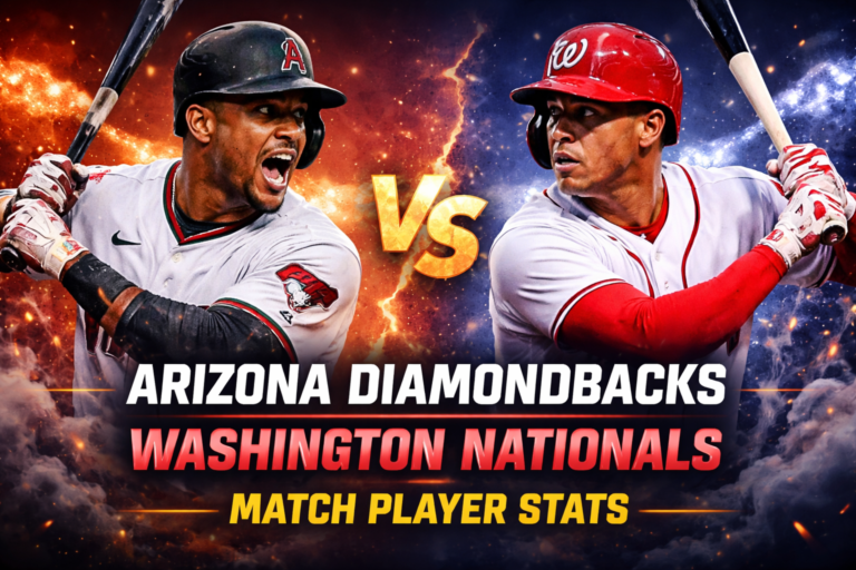 Arizona Diamondbacks vs Washington Nationals Match Player Stats