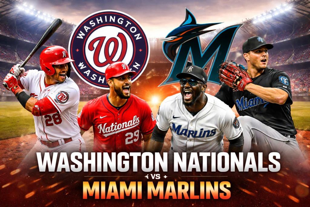 Washington Nationals vs Miami Marlins Match Player Stats
