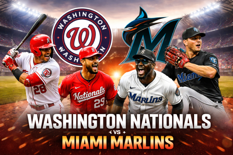 Washington Nationals vs Miami Marlins Match Player Stats