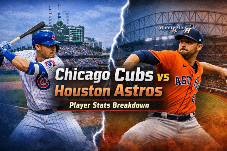 Chicago Cubs vs Houston Astros Match Player Stats Breakdown