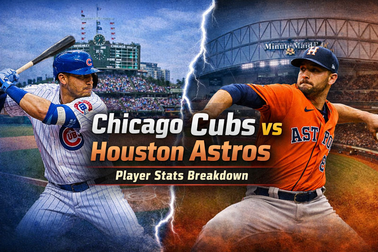 Chicago Cubs vs Houston Astros Match Player Stats Breakdown