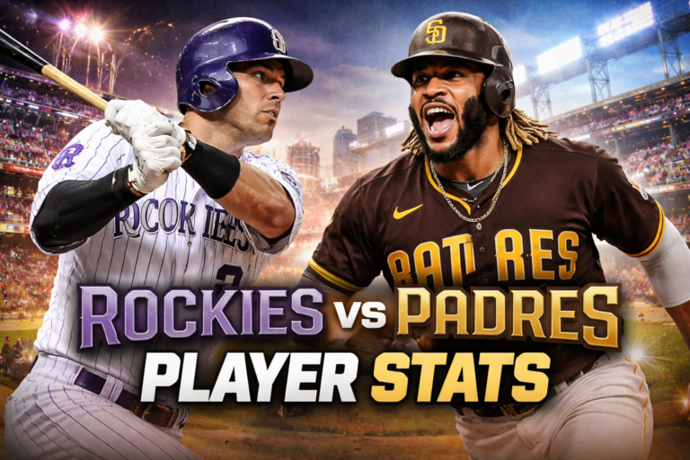 Colorado Rockies vs Padres Match Player Stats Breakdown