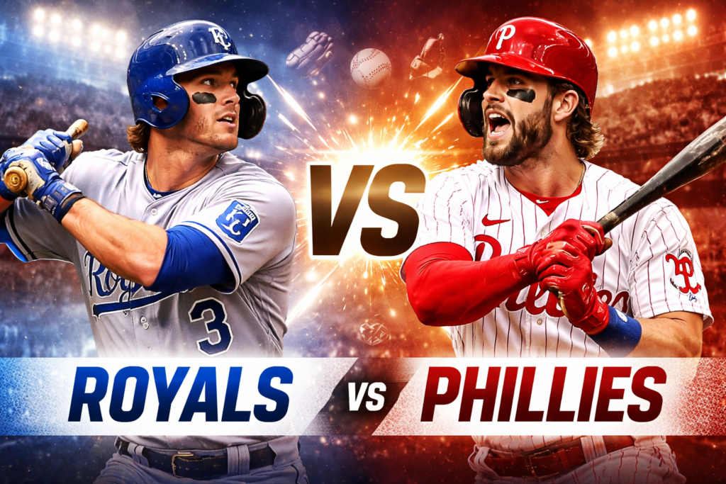Kansas City Royals vs Phillies Match Player Stats