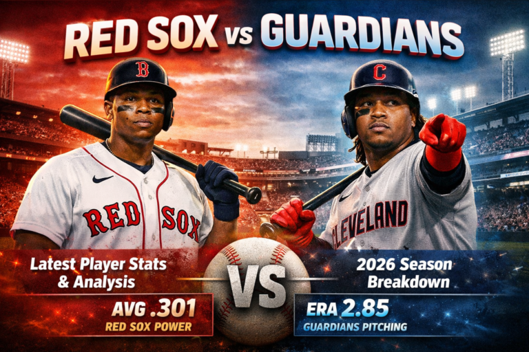 Red Sox vs Cleveland Guardians Match Player Stats Breakdown