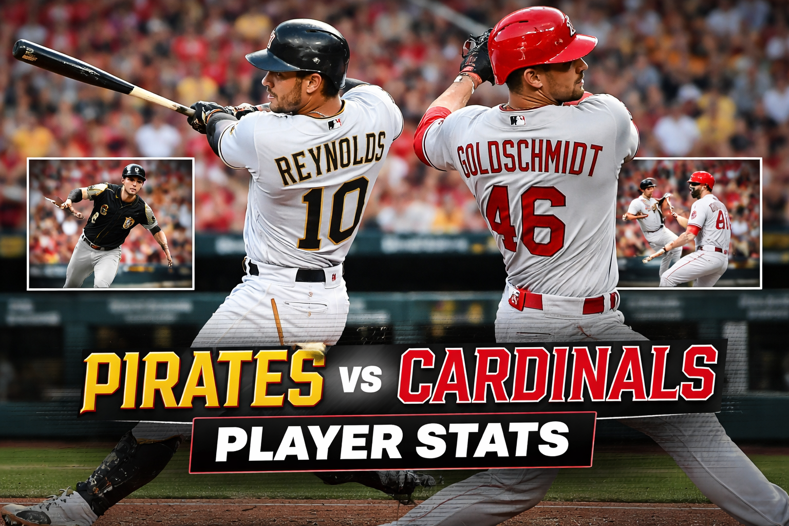 Pittsburgh Pirates vs St Louis Cardinals Match Player Stats