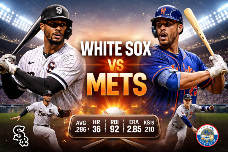 White Sox vs Mets Match Player Stats (2026)