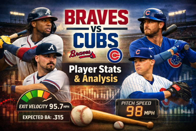 Atlanta Braves vs Chicago Cubs Match Player Stats