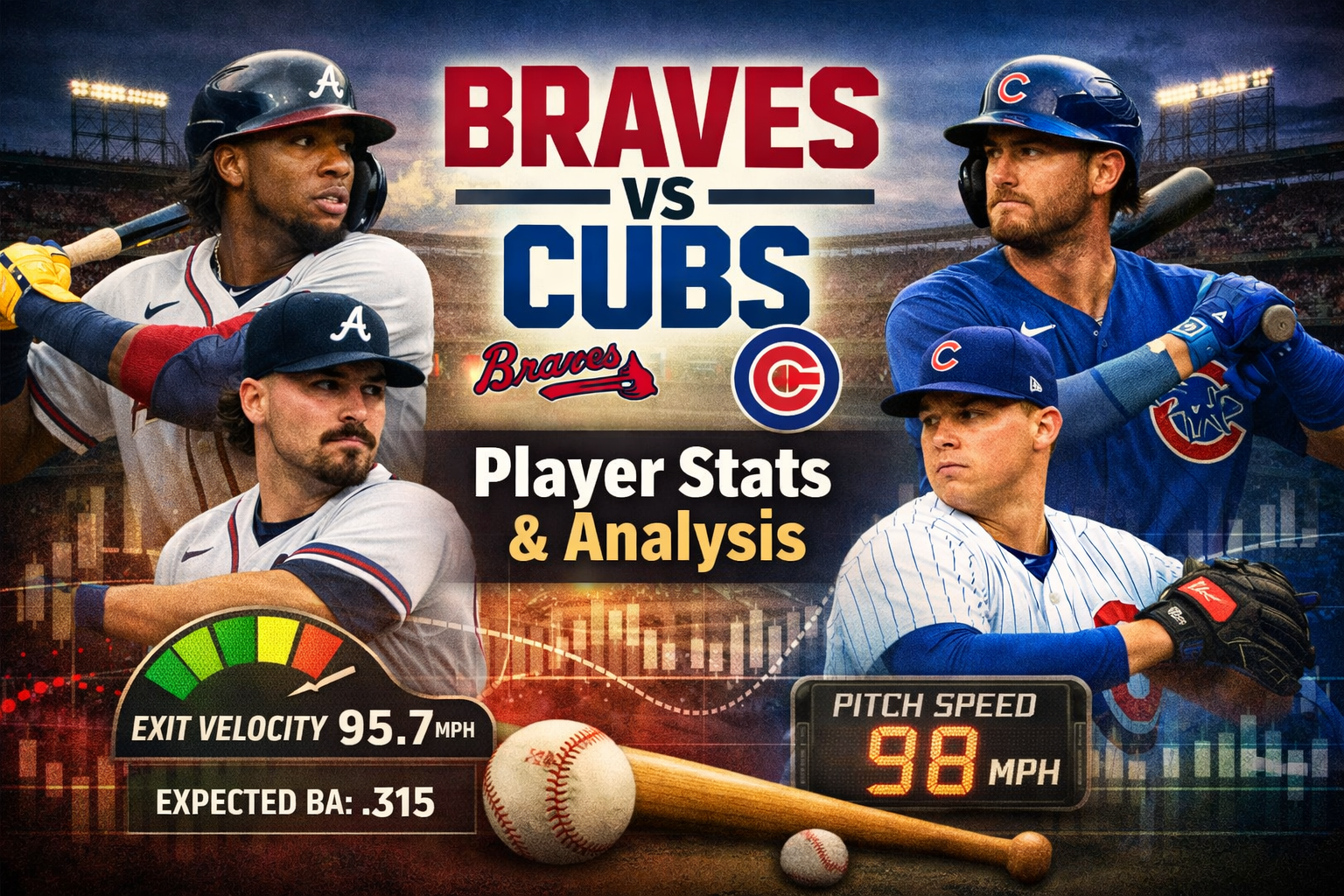 Atlanta Braves vs Chicago Cubs Match Player Stats