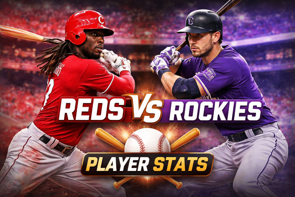 Cincinnati Reds vs Colorado Rockies Match Player Stats