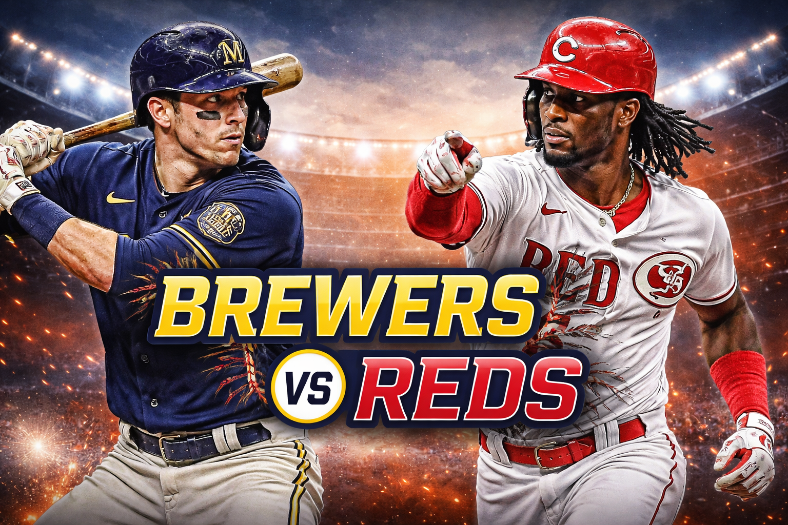 Milwaukee Brewers vs Cincinnati Reds Match Player Stats