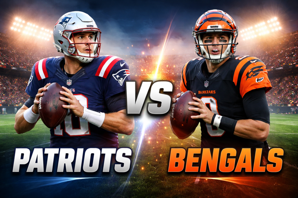 New England Patriots vs Bengals Match Player Stats (2026)