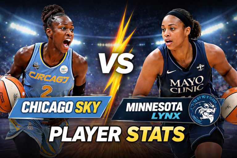Chicago Sky vs Minnesota Lynx Match Player Stats