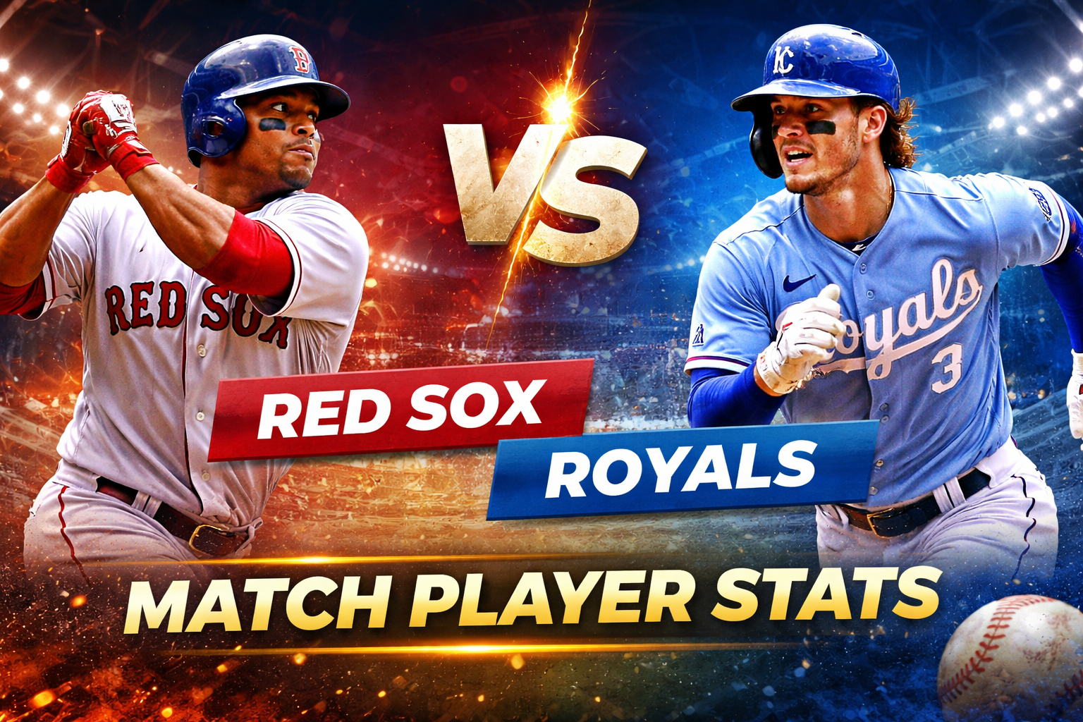 Red Sox vs Kansas City Royals Match Player Stats 2026