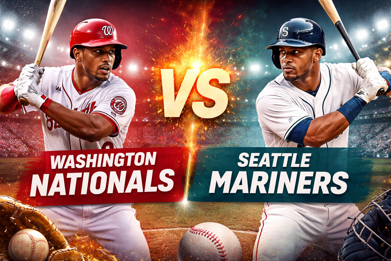 Washington Nationals vs Seattle Mariners Match Player Stats