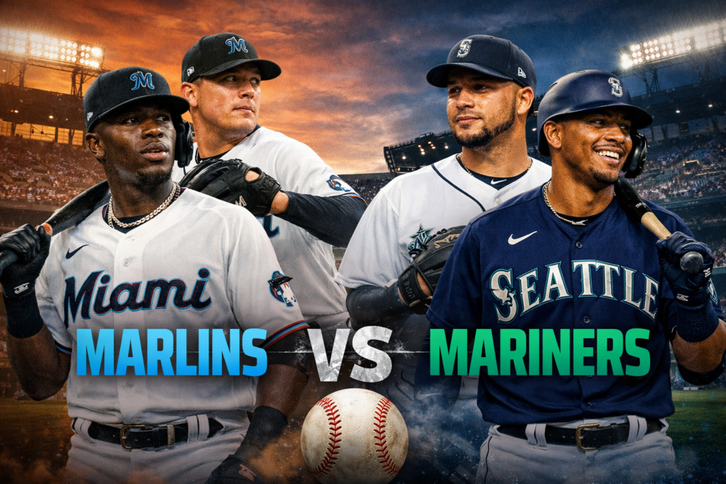 Miami Marlins vs Seattle Mariners Match Player Stats