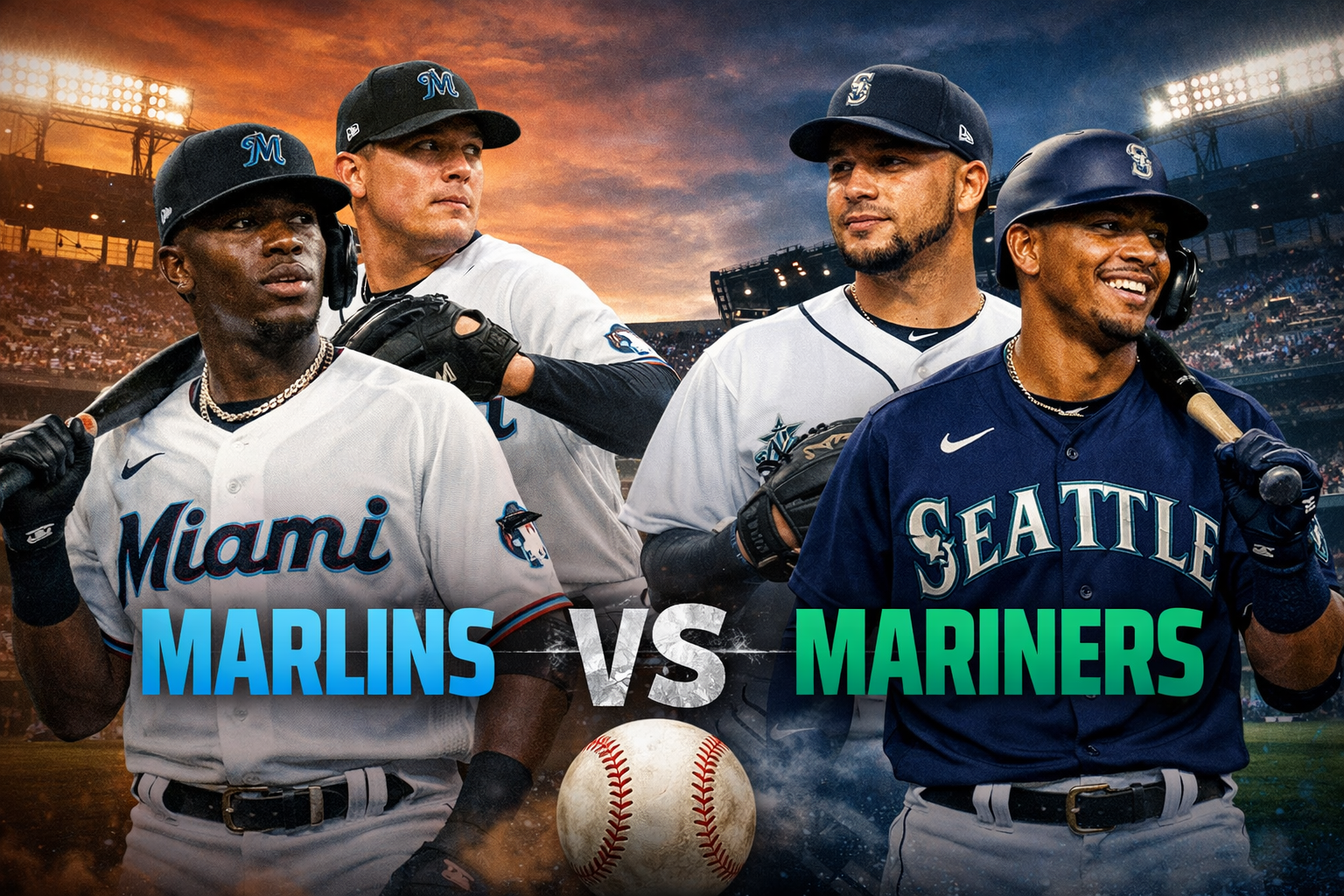 Miami Marlins vs Seattle Mariners Match Player Stats